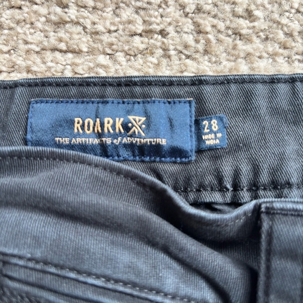 Roark Standard Slim Fit Black Chino - size 28​ - Picture 10 of 11
